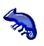 Sapphire Chameleon Talisman